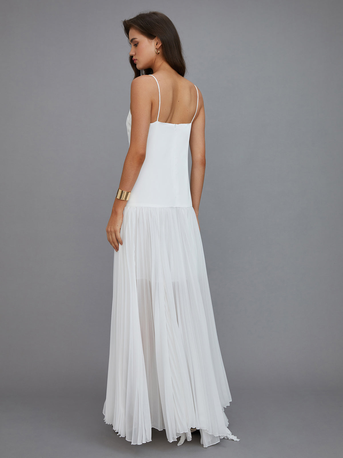 Robe longue de vacances semi-transparente