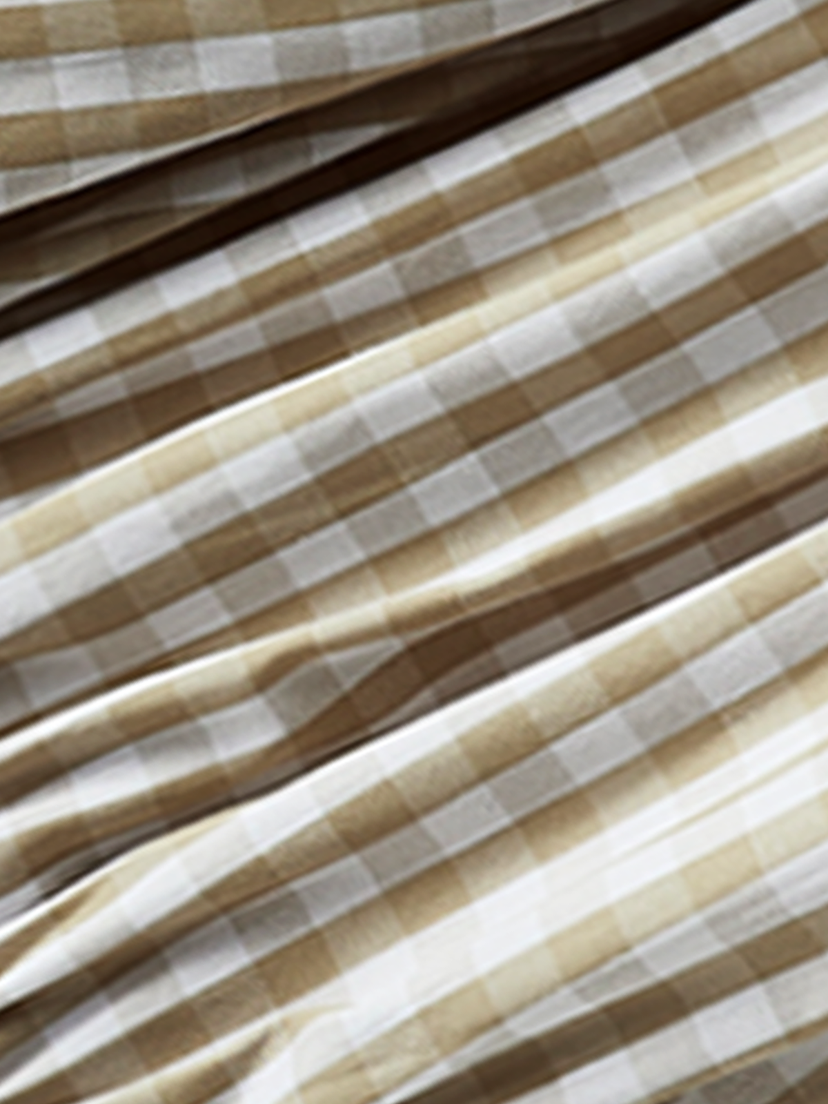 Haut tube à carreaux froncé bouffant