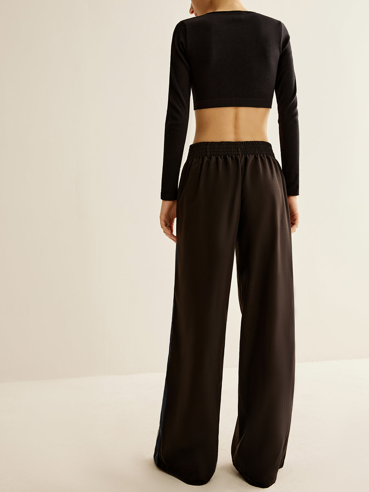 Contrast Side Striped Athleisure Pants