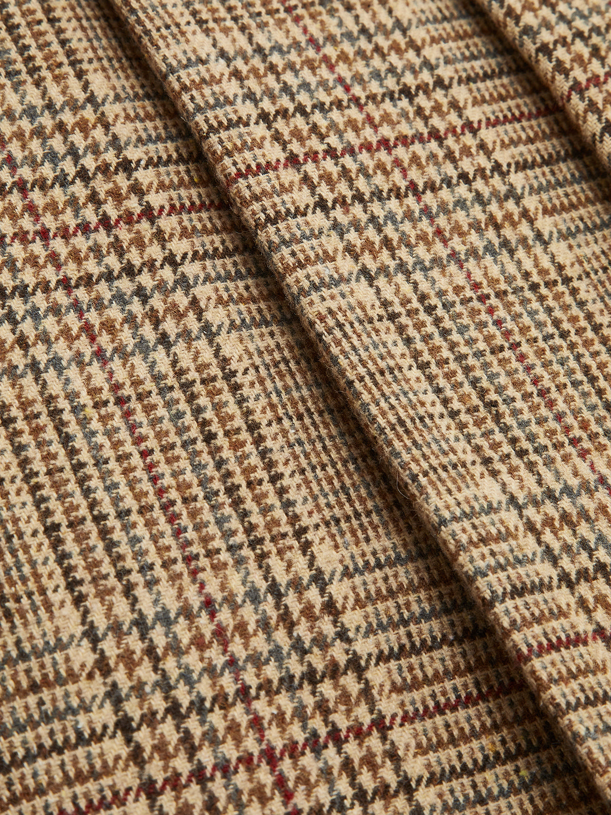 Jupe plissée en tweed avec fermeture éclair