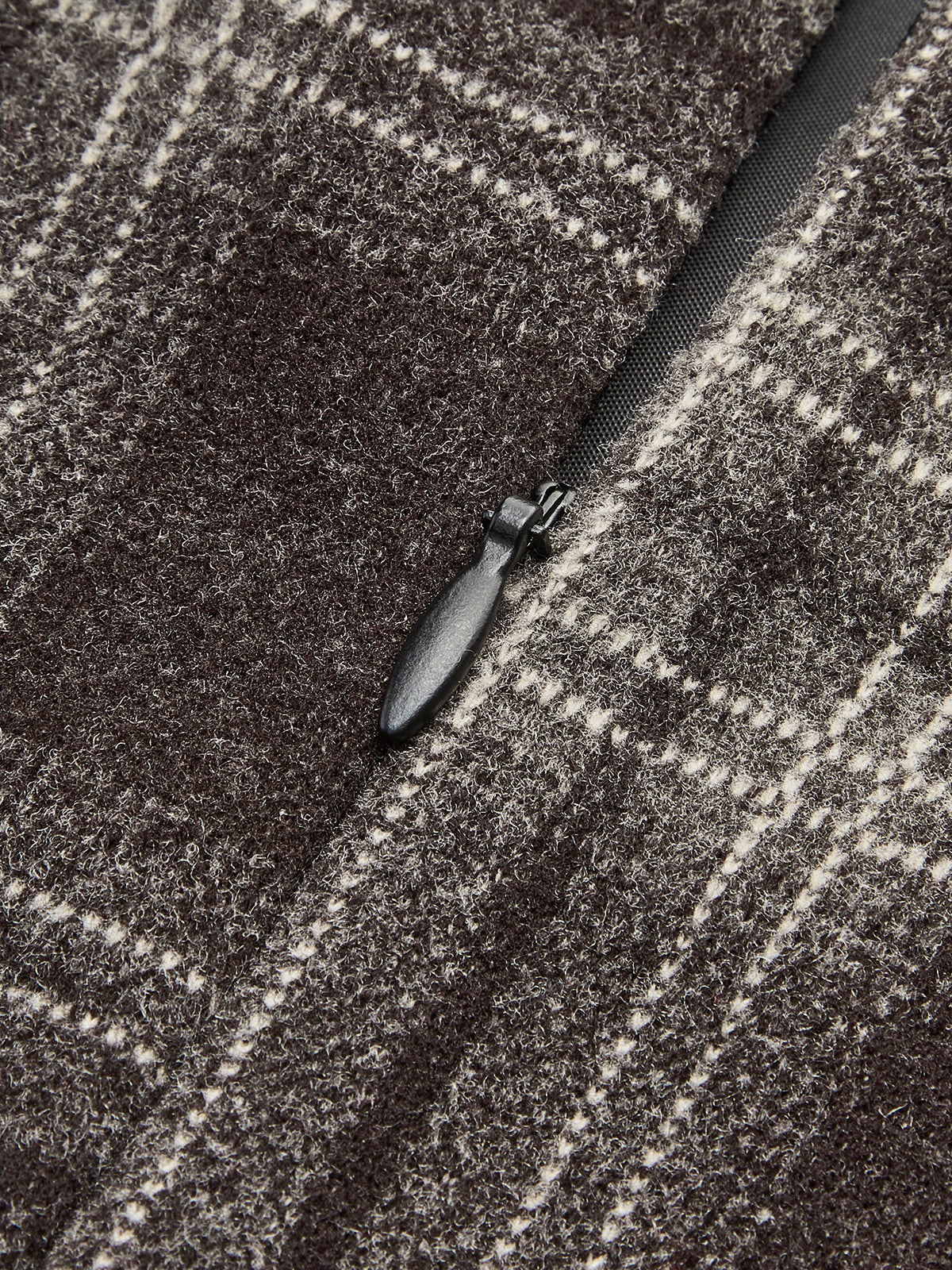 Mini-jupe en tweed à carreaux