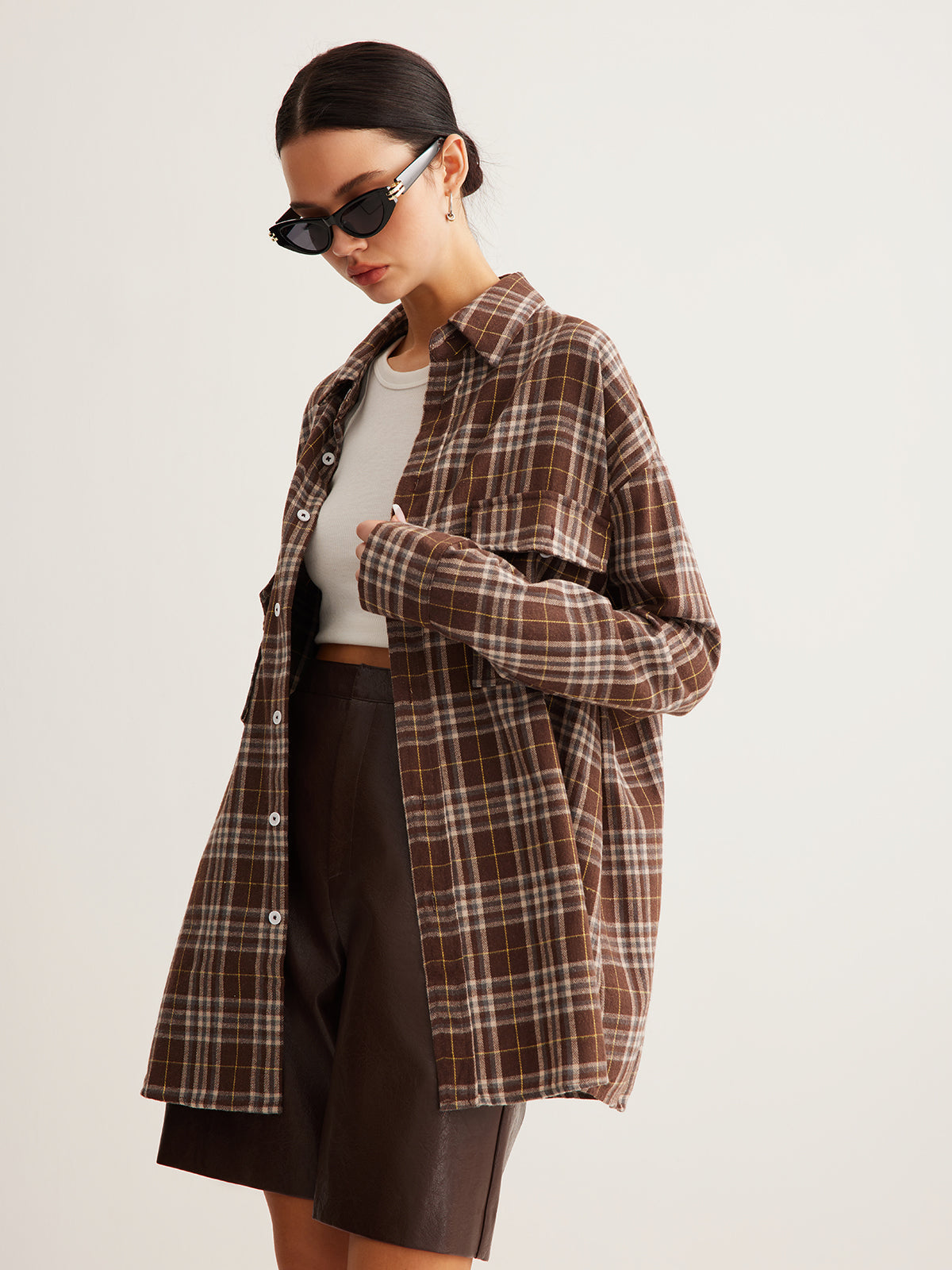 Polo à carreaux polyvalent