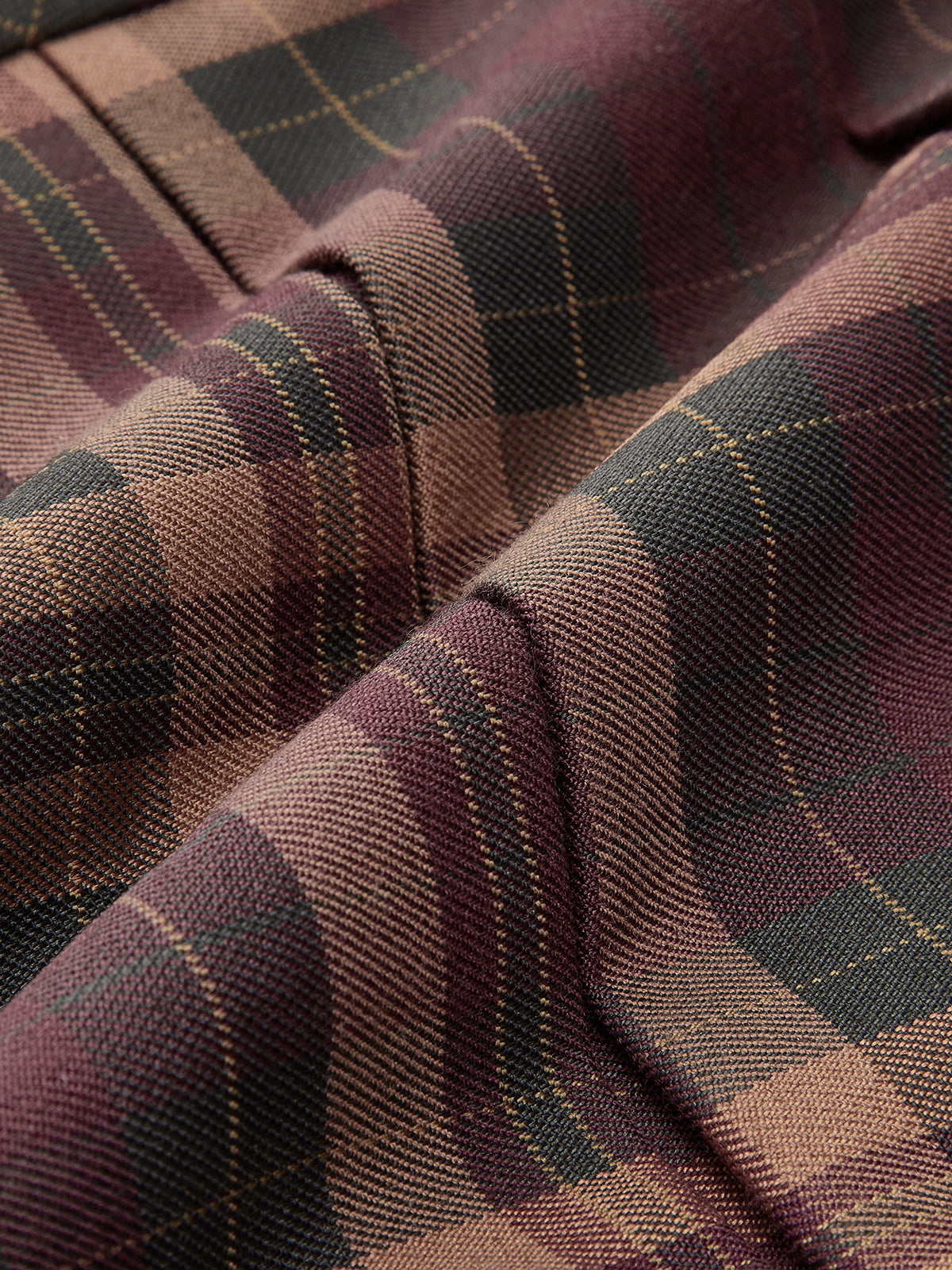 Mini-jupe plissée à carreaux