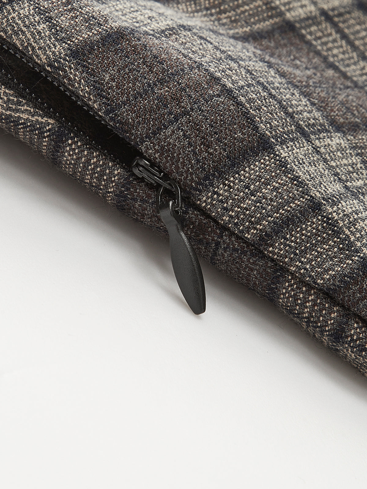 Jupe plissée à carreaux taille mi-haute avec ceinture