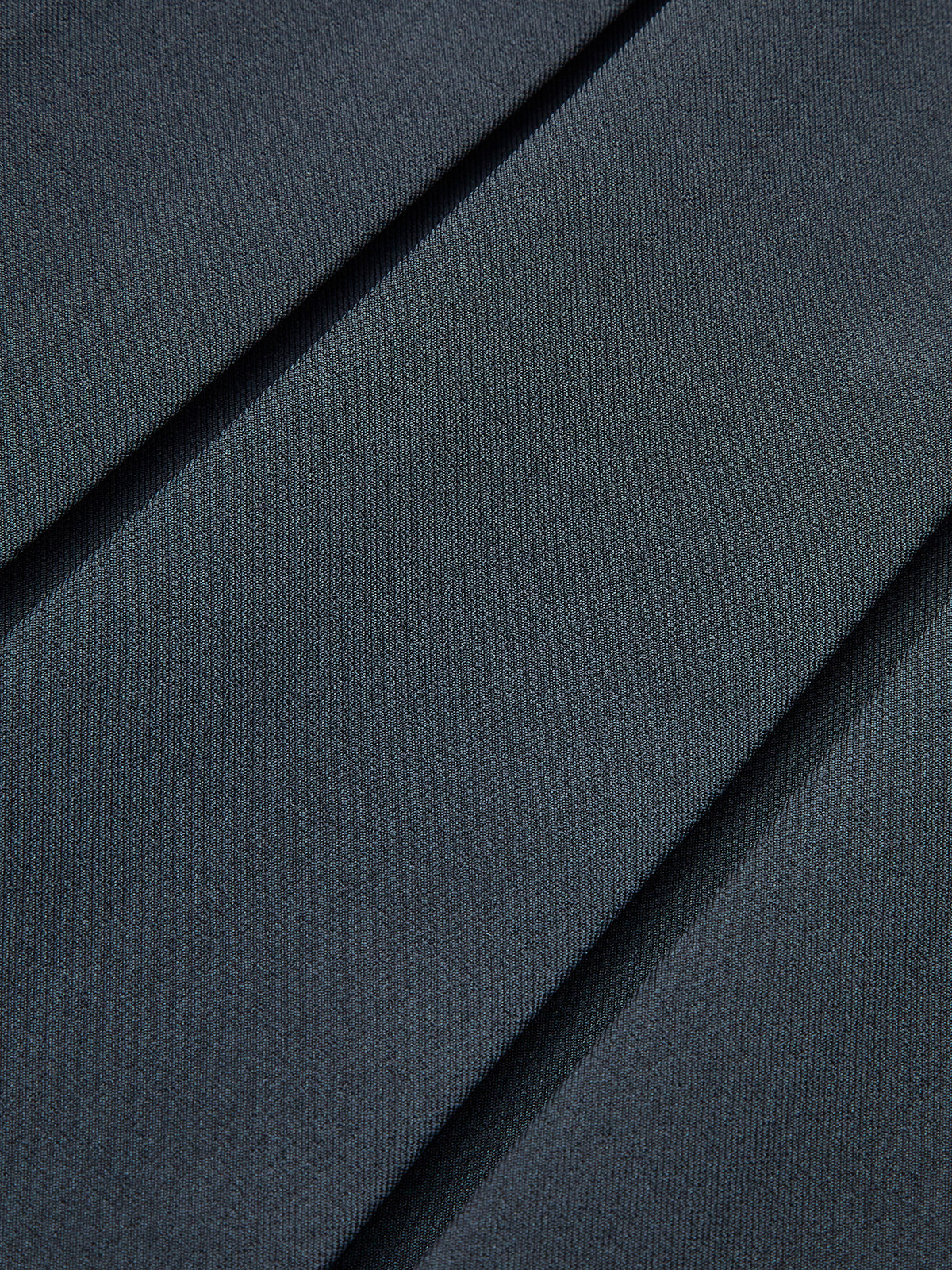 Wide Collar Detail Pleated Dress