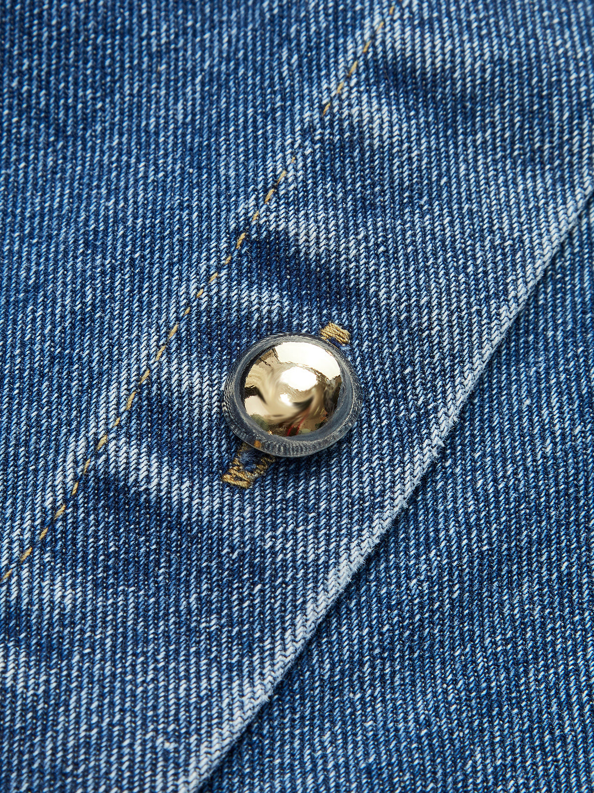 Jeanskleid mit Gürtel, Knopfleiste und Falten