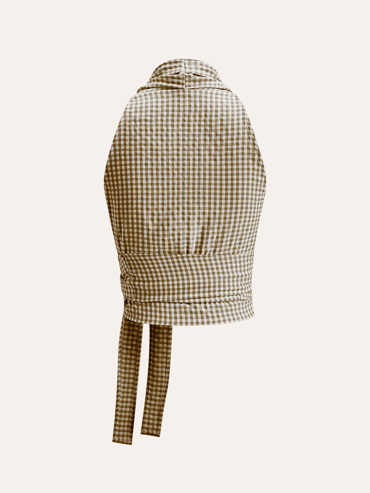 Haut dos nu à carreaux vichy