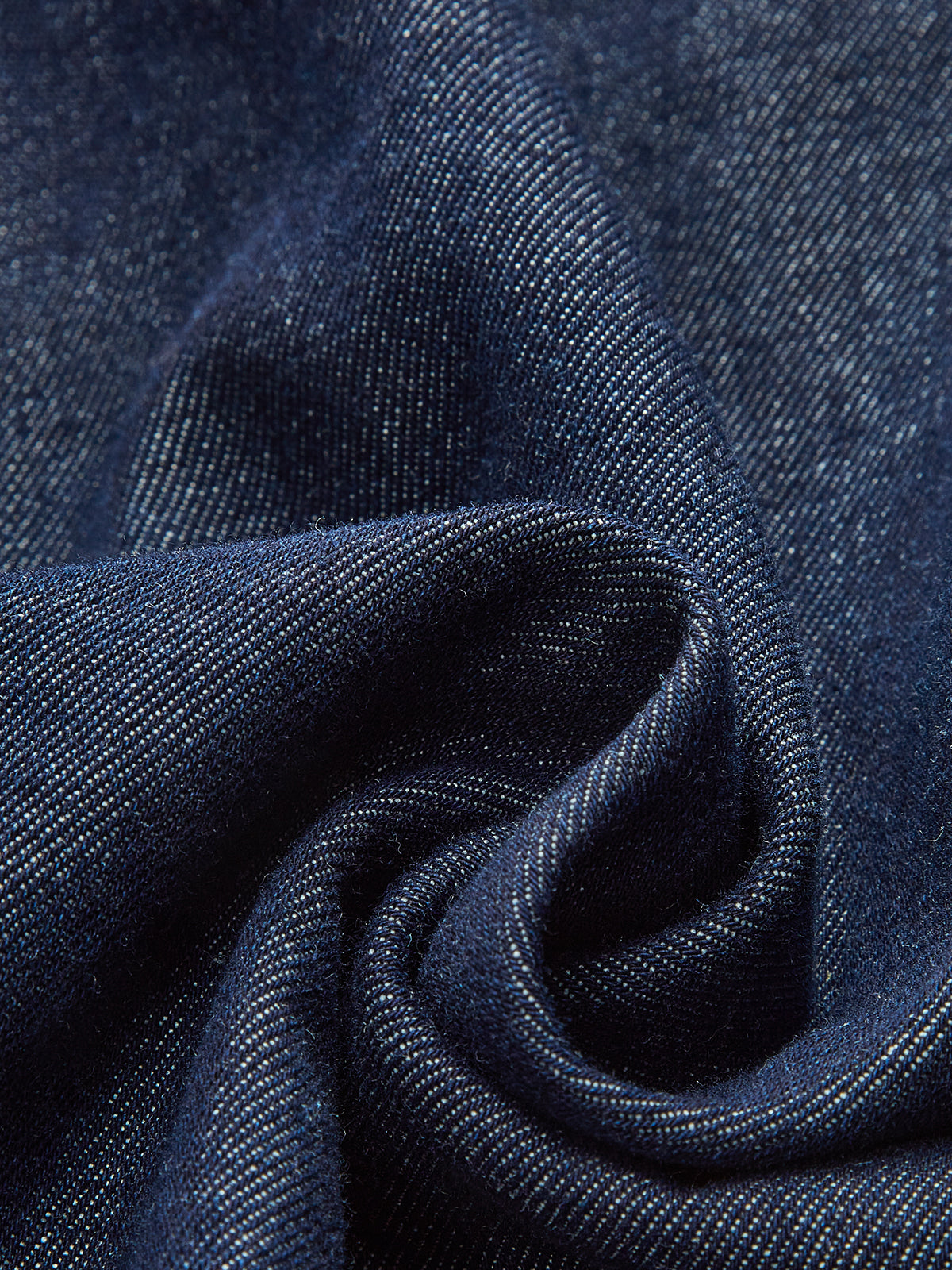 Jeans-Midikleid mit Gürtel und Neckholder