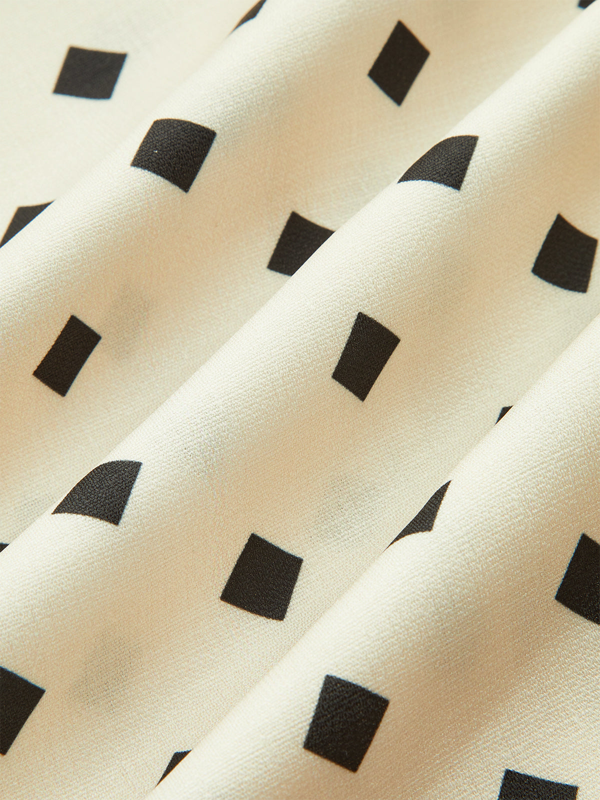 Robe midi à pois avec bretelles festonnées