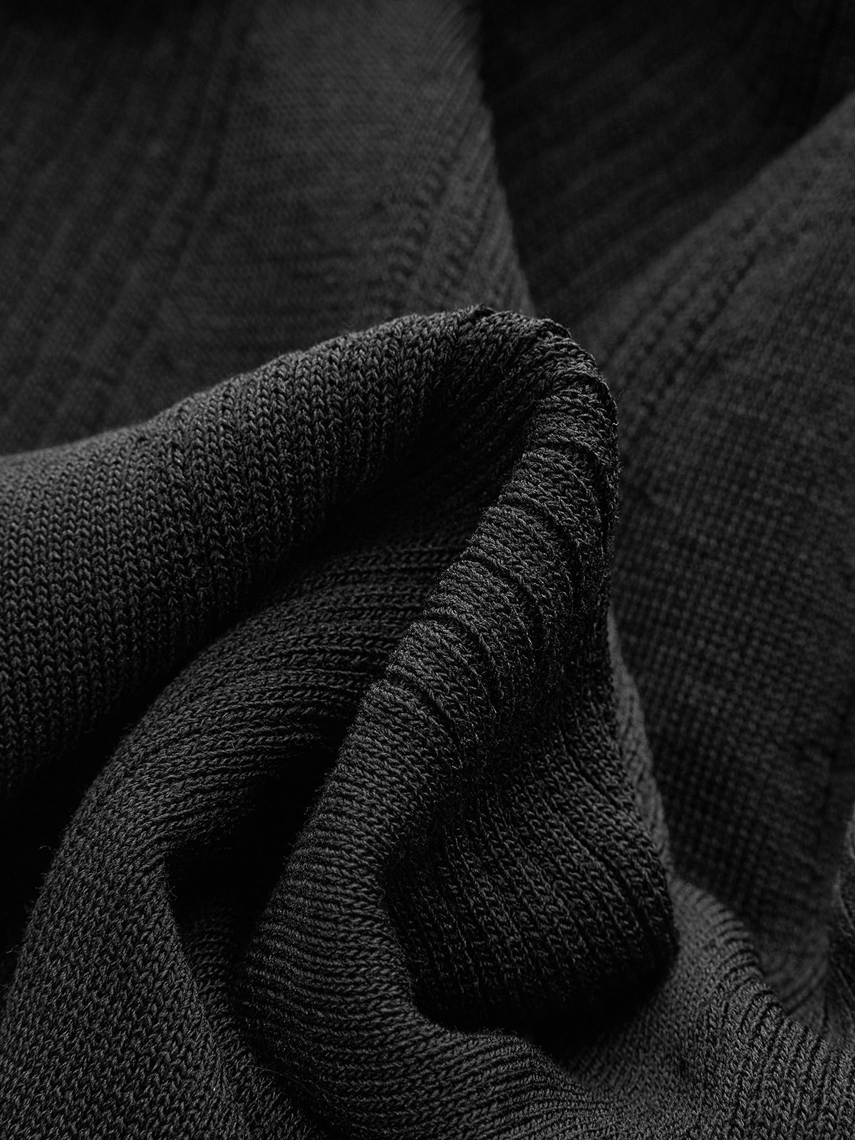 Kontrastfarbener Schleifengürtel, gerippter Strick-Midirock