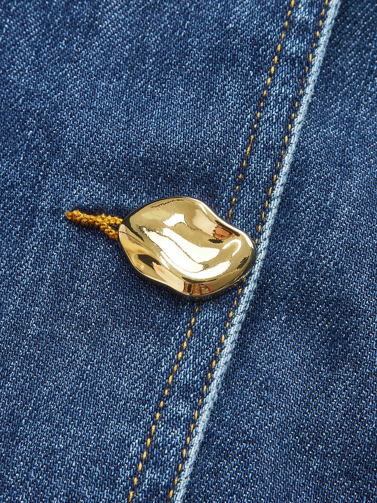 Jeanskleid mit Taschen und Gürtel