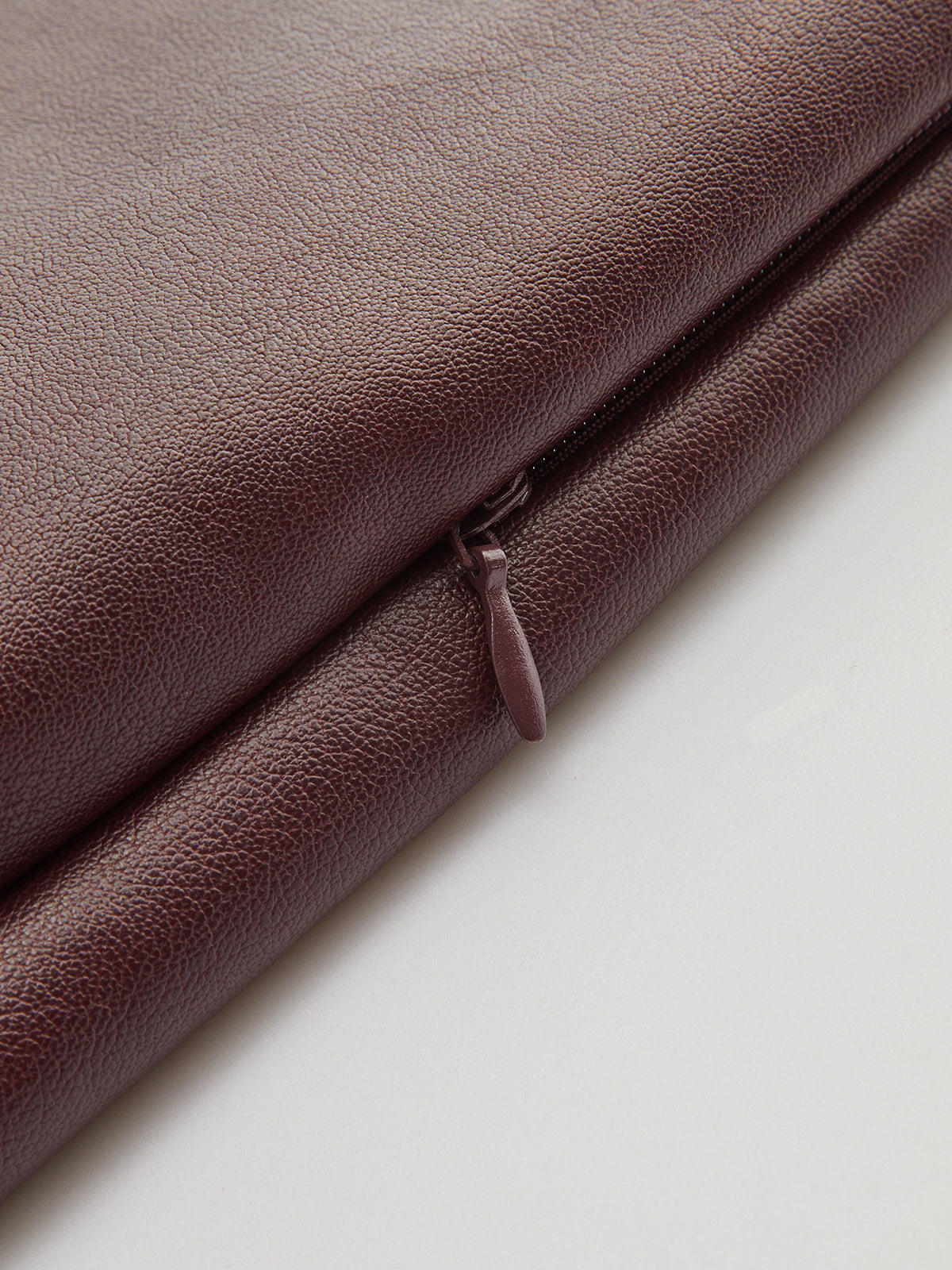 PU Leather Metal Detail Mini Skirt