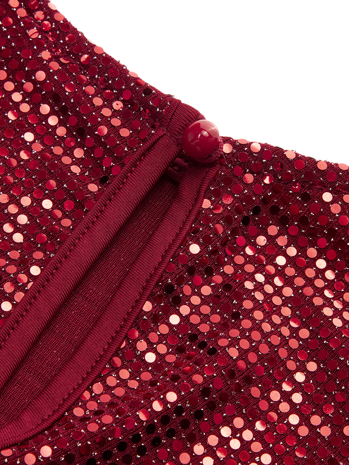 Haut sans manches froncé à sequins